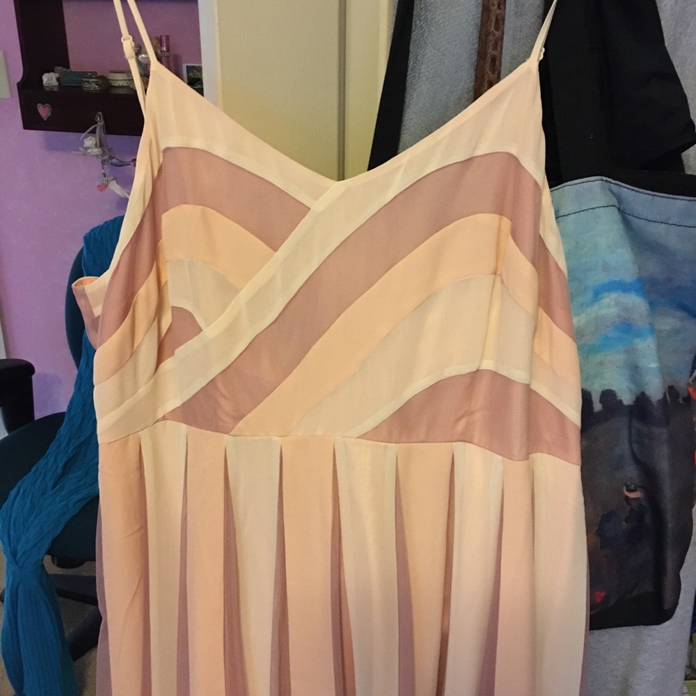 Peach Lauren Conrad dress